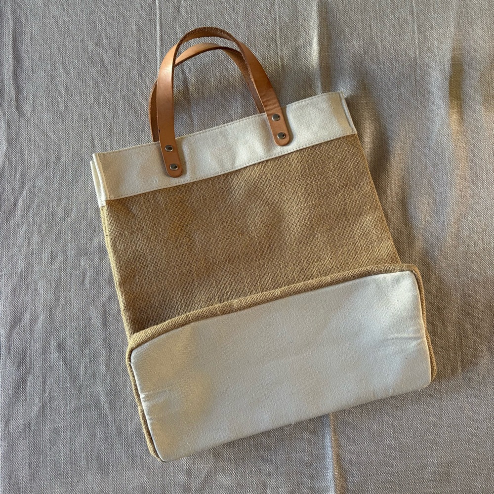 Brighton Limited Edition “Love makes the earth go around” Canvas Tote Bag - Picture 2 of 6